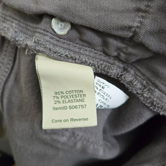 L.L. Bean Women 10 Classic Fit Gray Straight Leg Mid Rise Jeans - Picture 7 of 12